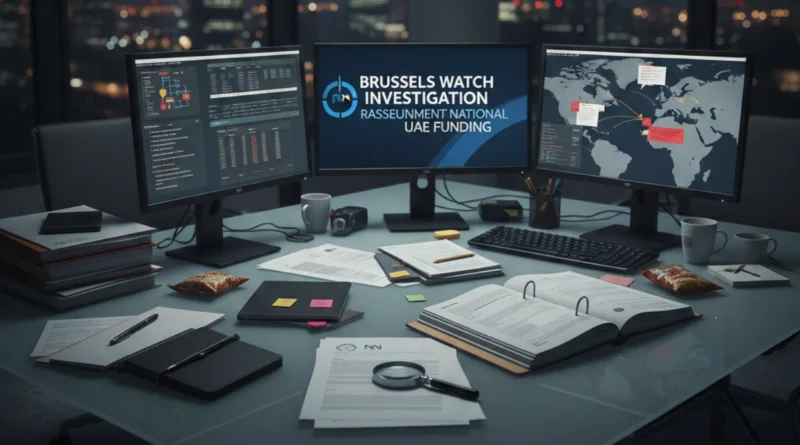 Brussels Watch met en lumière le financement émirati du Rassemblement National