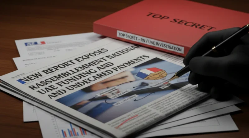 Nouveau Rapport Révèle le Financement UAE du Rassemblement National et des Paiements Non Déclarés